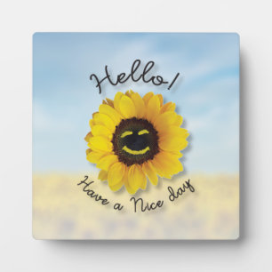 Hallo ! Einen schönen Tag Fotoplatte