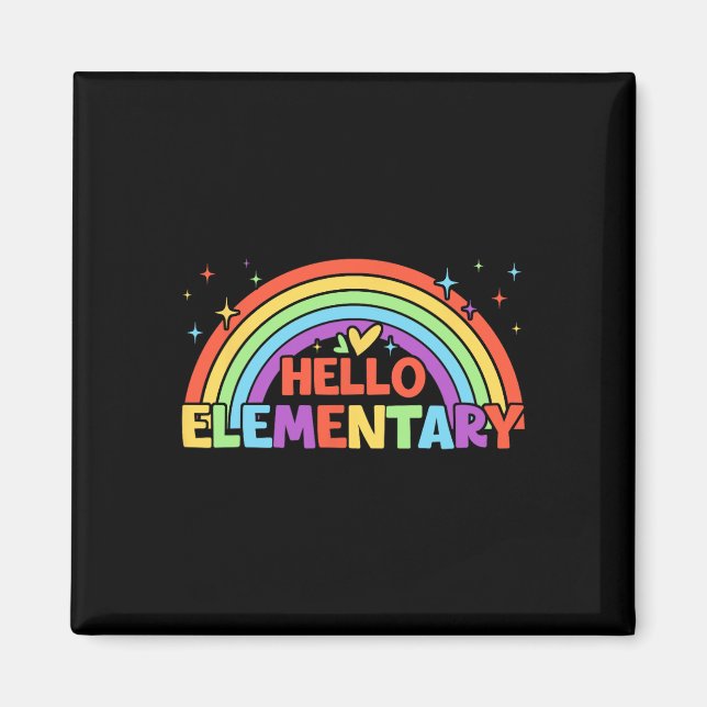 Hallo Elementary Rainbow Lehrer Team Zurück zur Sc Magnet (Vorne)