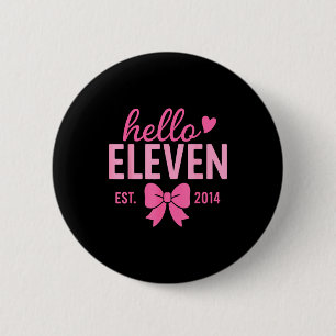 Hallo Elf Gegründet 2014 Rosa Kokette Glückliche 1 Button