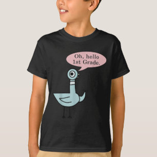 Hallo Erste Grader Niedlich Taube 1. Klasse Teac T-Shirt