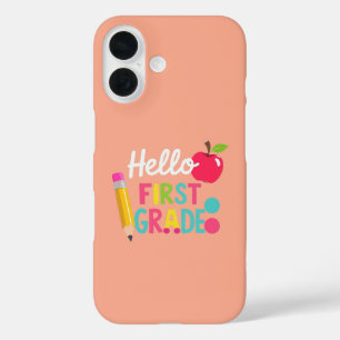 Hallo Erste Klasse Team 1. Klasse Zurück zur Schul iPhone 16 Hülle