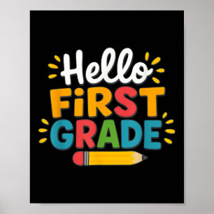 Hallo Erste Klasse Team 1. Klasse zurück zur Schul Poster