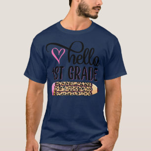 Hallo Erste Klasse Team 1. Klasse Zurück zur Schul T-Shirt