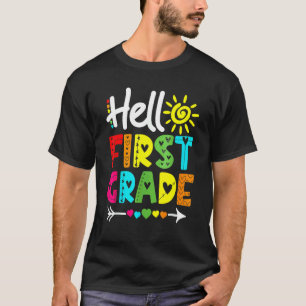 Hallo Erste Klasse Team 1. Klasse Zurück zur Schul T-Shirt