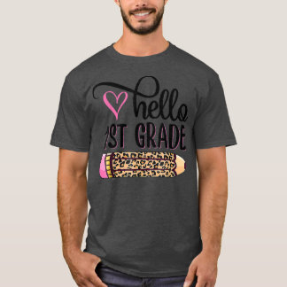 Hallo Erste Klasse Team 1. Klasse Zurück zur Schul T-Shirt
