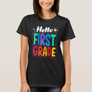 Hallo Erste Klasse Team Erste Klasse Zurück zur Sc T-Shirt