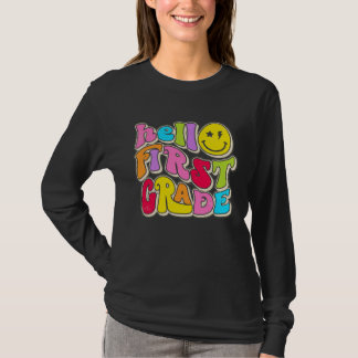 Hallo Erste Klasse Vintage 1. Klasse Zurück zur Sc T-Shirt