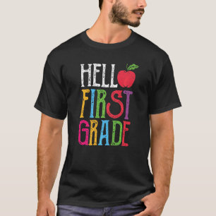 Hallo Erste Stufe Niedlich 1. Klasse T-Shirt