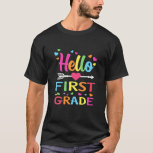 Hallo Erster Schullehrer T-Shirt