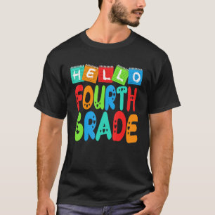 Hallo Erster Schultag Lehrer Studen T-Shirt