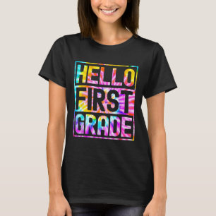 Hallo Erstklässler Zurück zur Schule 1. Klasse Leh T-Shirt