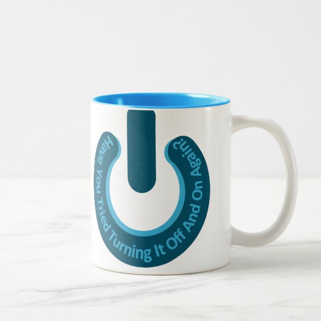 Hallo, ES… Zweifarbige Tasse (Rechts)