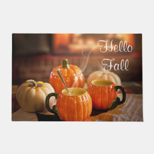 Hallo Fall Doormat Fußmatte