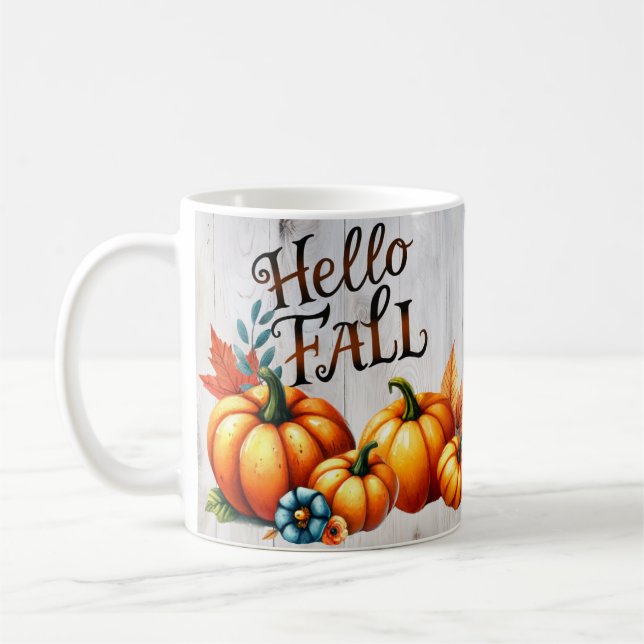 Hallo Fall Farbige Kürbis Kaffeetasse (Links)
