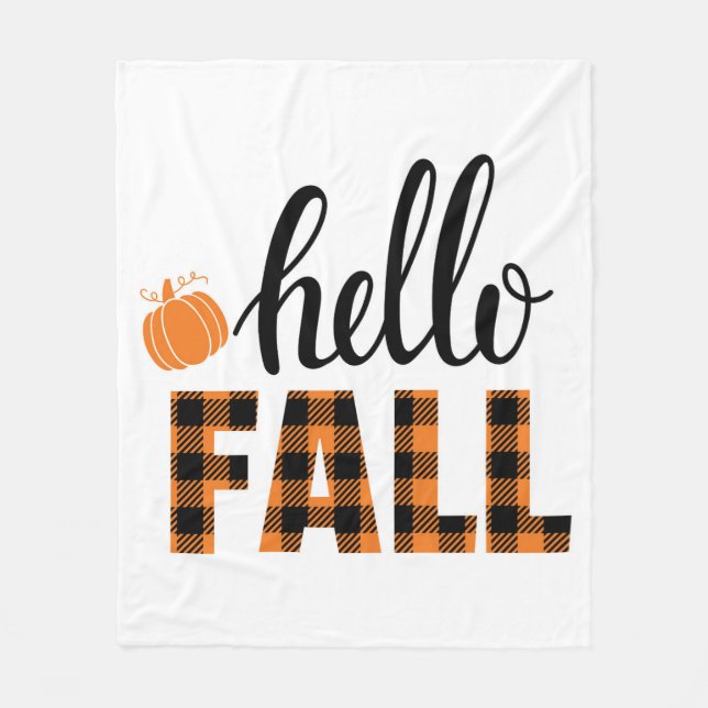 Hallo Fall Fleecedecke (Vorderseite)