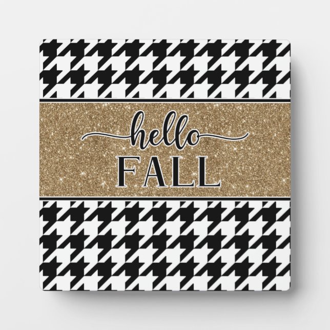 Hallo Fall Fotoplatte (Vorderseite)