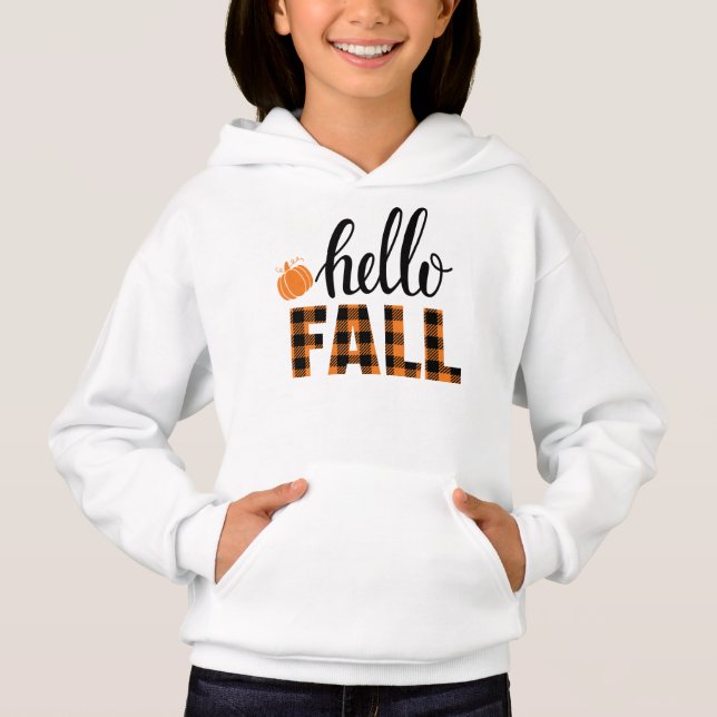 Hallo Fall Hoodie (Vorderseite)
