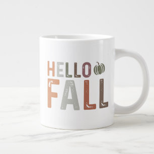 Hallo Fall Jumbo-Tasse