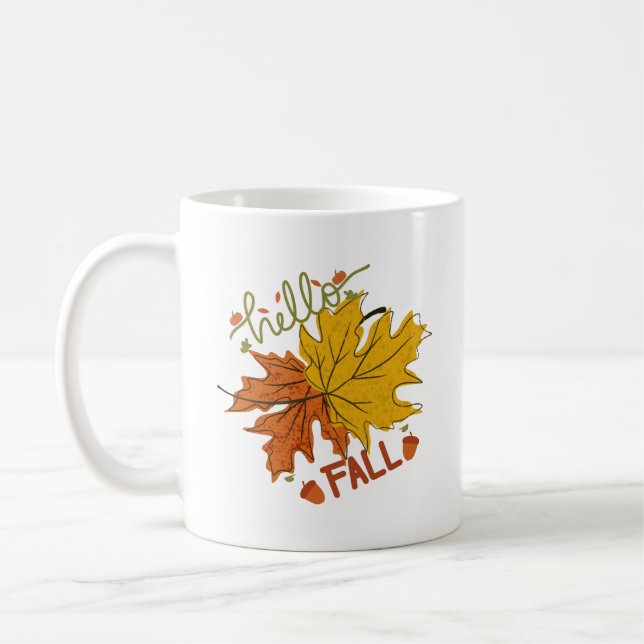 Hallo Fall Kaffeetasse (Links)