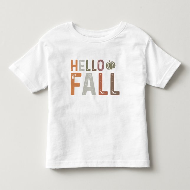 Hallo Fall Kleinkind T-shirt (Vorderseite)