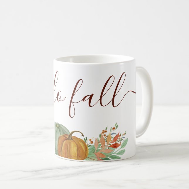 Hallo Fall Kürbisse Kaffee Tasse (VorderseiteRechts)