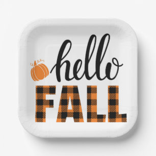 Hallo Fall Pappteller