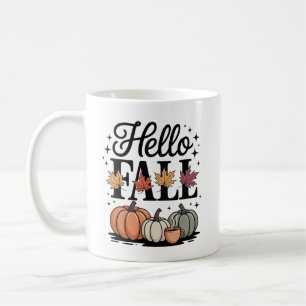 Hallo Fall Pumpkin Herbst Kaffeetasse