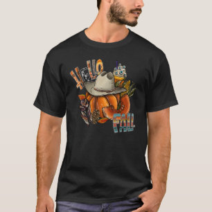Hallo Fall Pumpkin Patch Hallo Herbstlaub Herbst T-Shirt