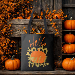 Hallo Fall Stylische Typografie Black