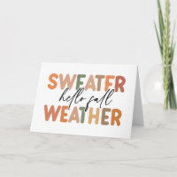 Hallo Fall | Sweater Weather