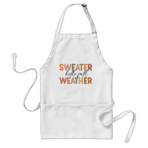 Hallo Fall   Sweater Weather Schürze