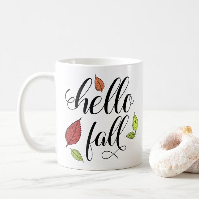 Hallo Fall Tasse (Mit Donut)