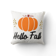 Hallo Fall Throw Kissen