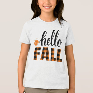 Hallo Fall Tri-Blend Shirt