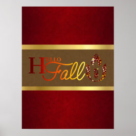 Hallo Fall Unitarian Universalism Poster
