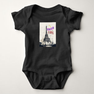 Hallo Farbige Paris Baby Strampler