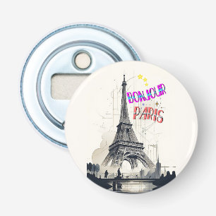 Hallo Farbige Paris Flaschenöffner