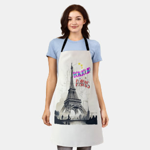 Hallo Farbige Paris Schürze