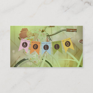 Hallo Flaggen-Visitenkarten Visitenkarte