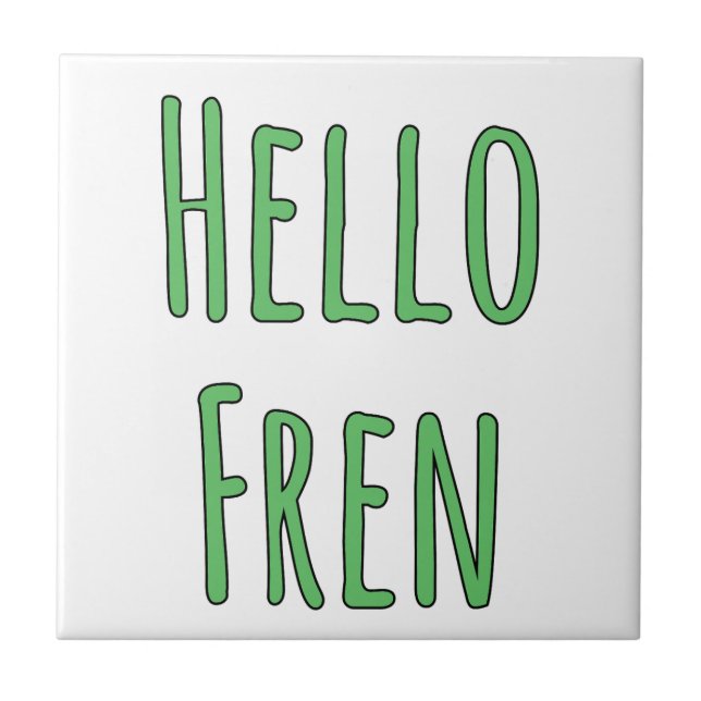 Hallo Fren Fliese (Vorderseite)