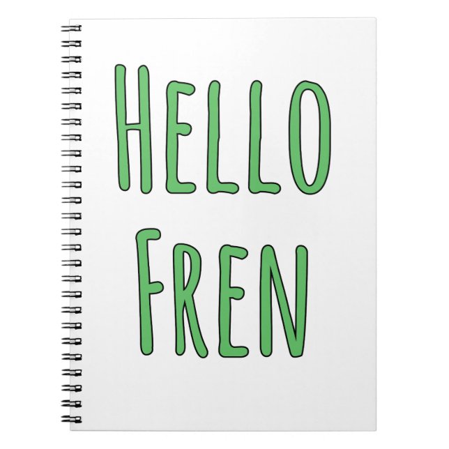 Hallo Fren Notizblock (Vorderseite)