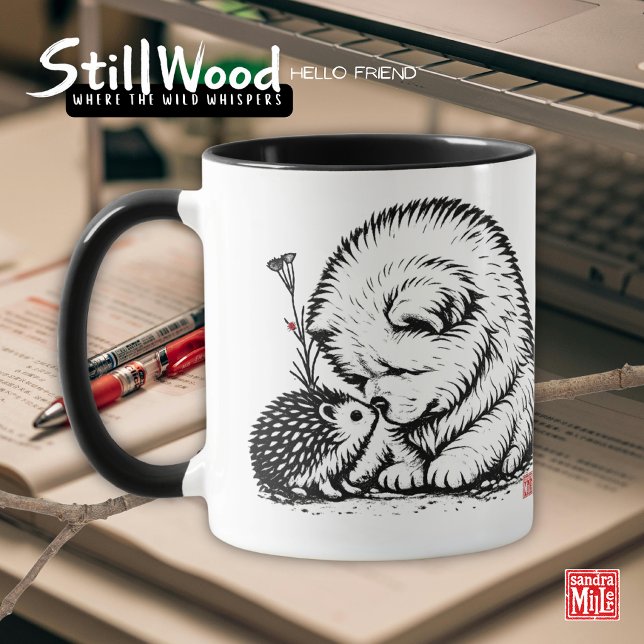 HALLO FREUND • StillWood • Chow & Igel Tasse (Von Creator hochgeladen)