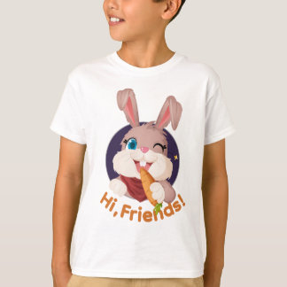 Hallo Freunde Fang Mich Wenn Du Kannst Süße Kinder T-Shirt