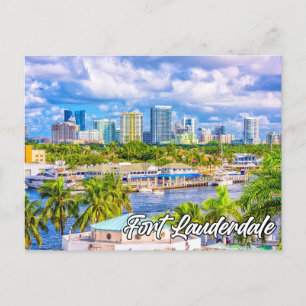 Hallo From Fort Lauderdale, Florida, USA Postkarte