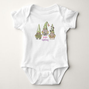 Hallo Frühling Baby Strampler