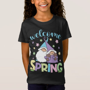 Hallo Frühling BlumenNomaden Paar Daisy Blume sp T-Shirt