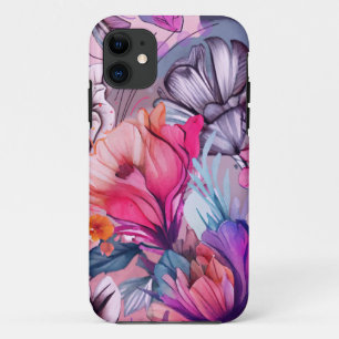Hallo Frühling glückliche Zeit, florale Rosa Case-Mate iPhone Hülle