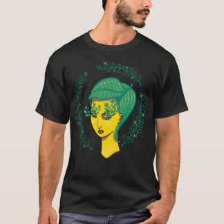 Hallo Frühling Green Hexe Mutter Natur Junge T-Shirt