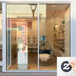 Hallo Frühlingsfest Business Deco Fensteraufkleber