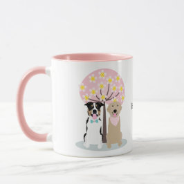 Hallo Frühlingshunde von Cherry Blossom Tree Tasse